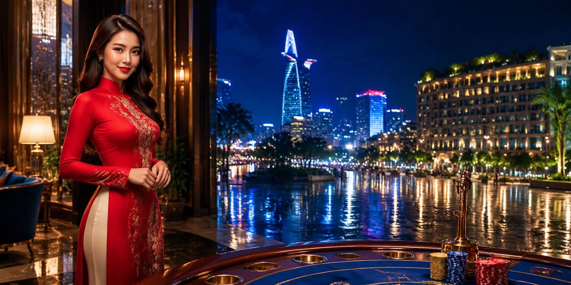 Người dùng tại Hồ Chí Minh trải nghiệm baccarat trực tuyến với áo dài truyền thống