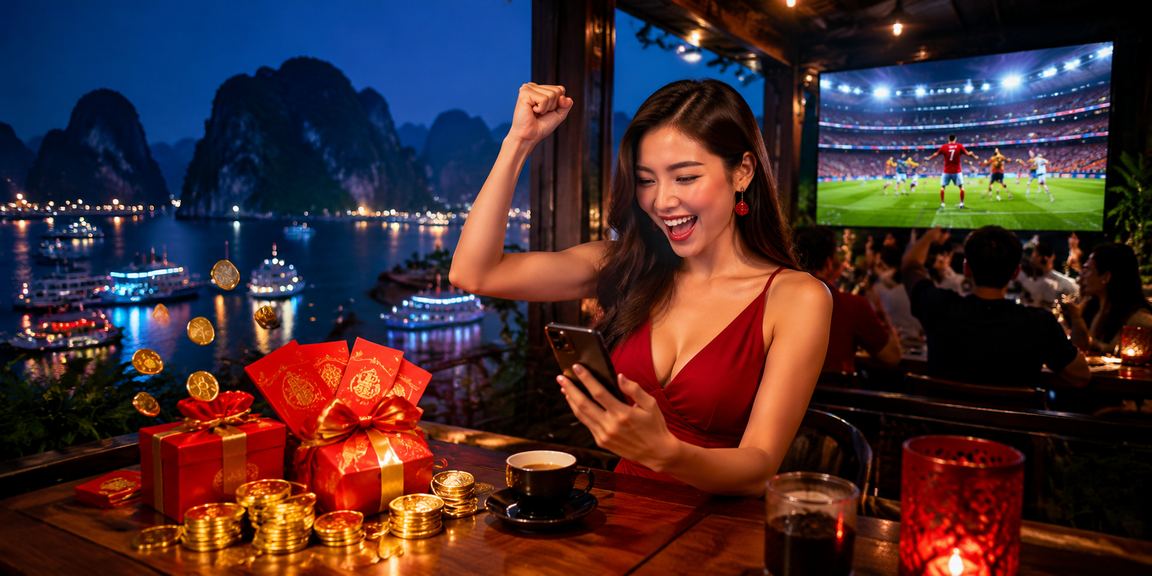 Người dùng tại Ninh Bình nhận phong bì đỏ khuyến mãi khi uống cà phê và chơi trực tuyến